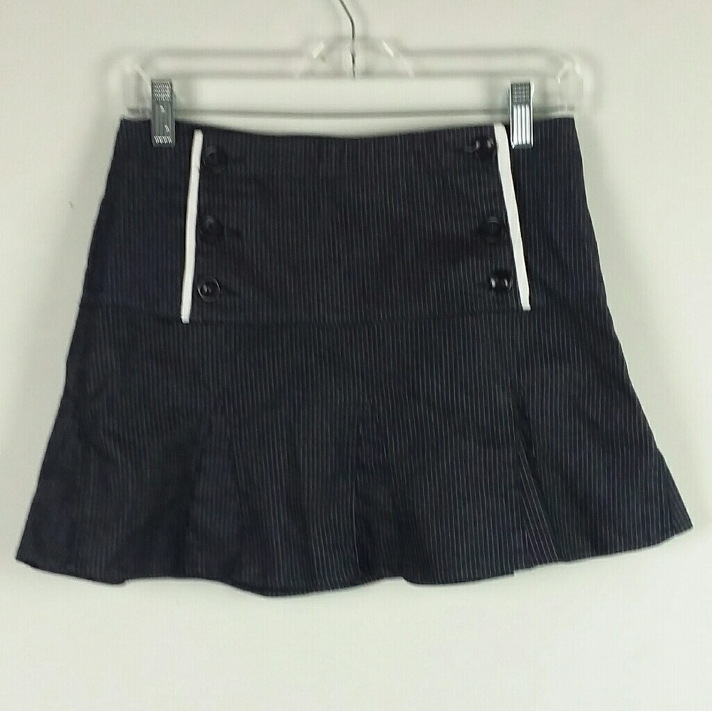 Zara TRF pinstripe mini skirt